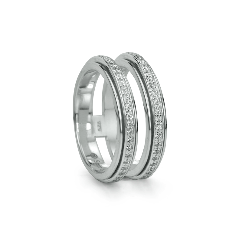 Sterling silver meditation rings discount